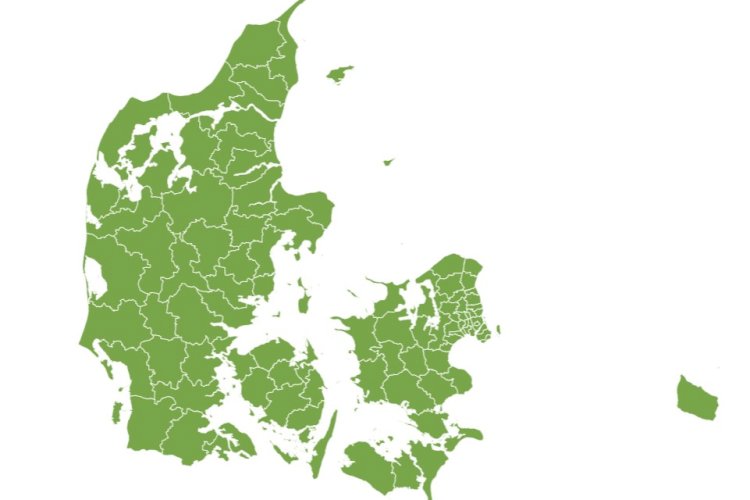 Danmarkskort